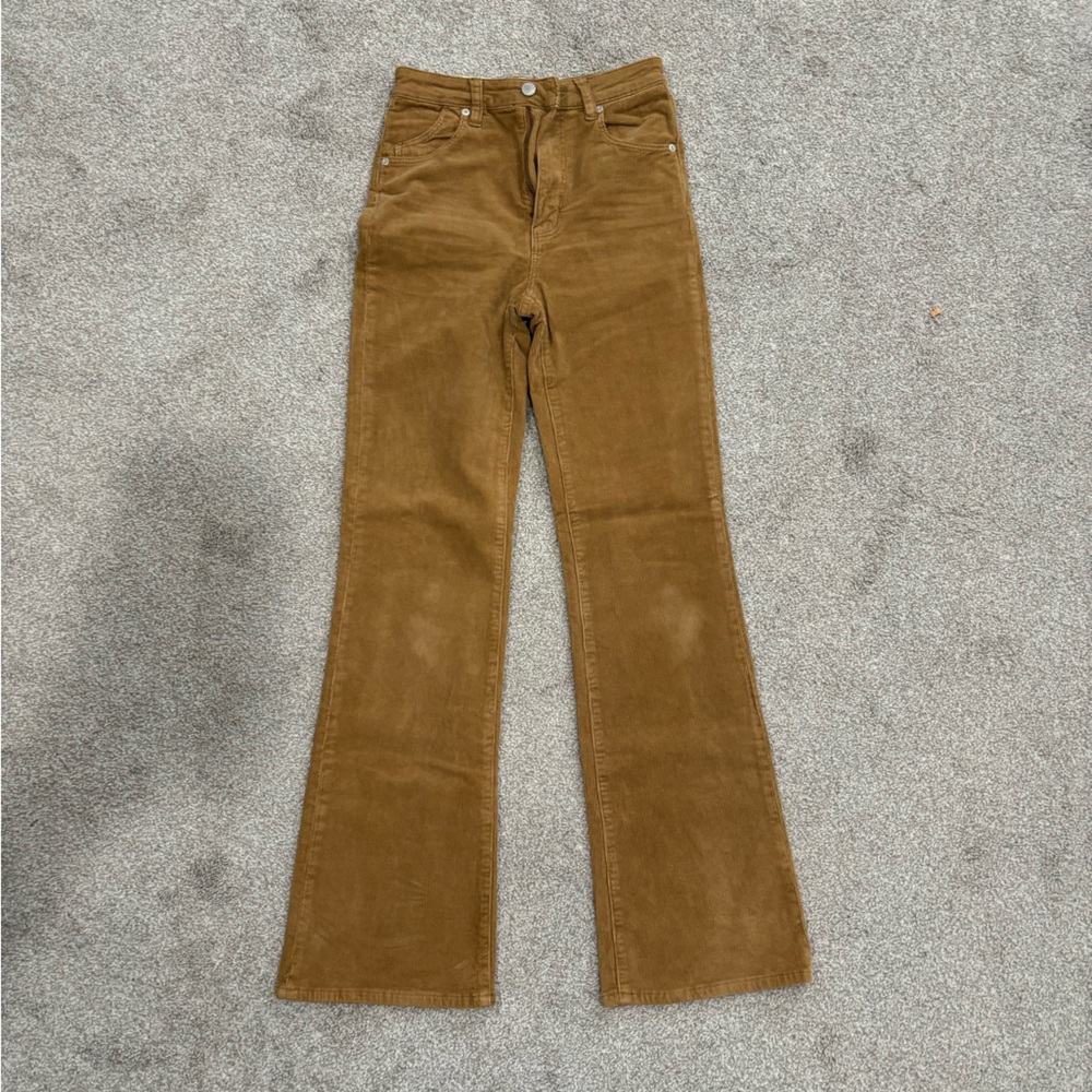 Rolla’s Brown Corduroy Flare Pants